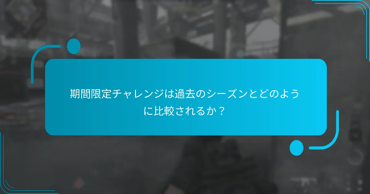 期間限定チャレンジはいつ始まり、いつ終わるのか？